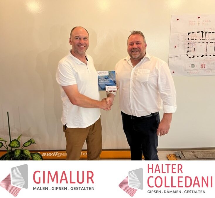 Verlängerung der Partnerschaft mit Gimalur und Halter & Colledani